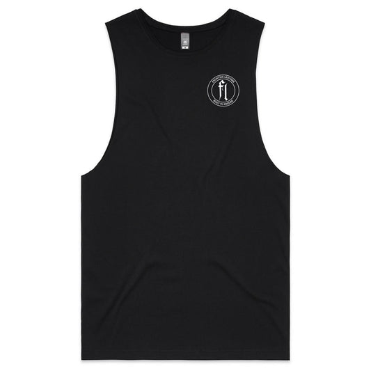 Frontier Leather - Black singlet