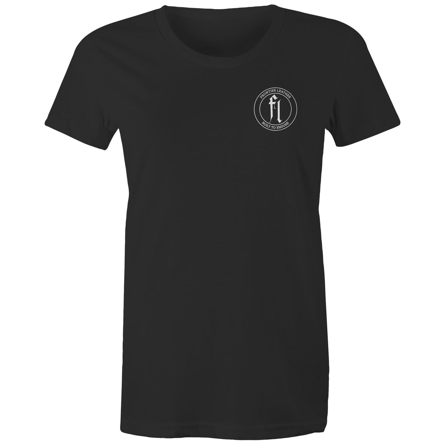 Frontier Leather - Womens Black Tee