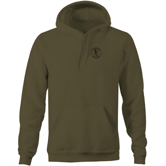 Frontier Leather - Army Green Hoodie