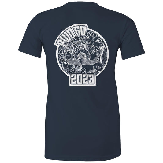 RumMonkey-American-traditional-tattoo Navy / Extra Small PWO 60 - Women’s Course shirt for the Kiwi’s