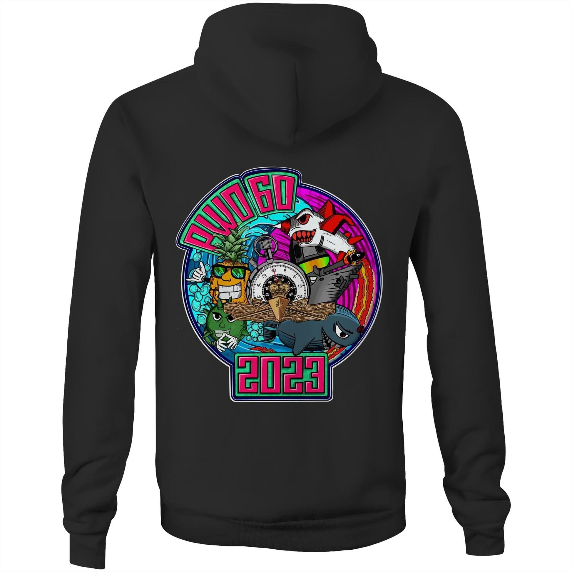 RumMonkey-American-traditional-tattoo PWO60 Course Hoodie - Unisex