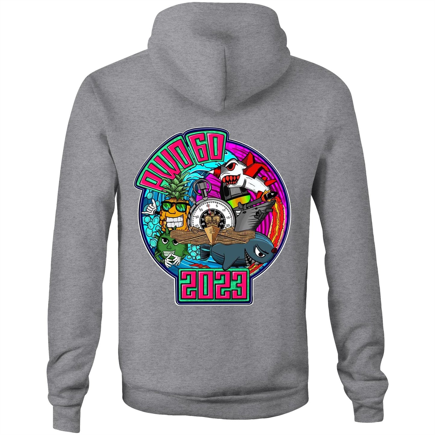 RumMonkey-American-traditional-tattoo PWO60 Course Hoodie - Unisex